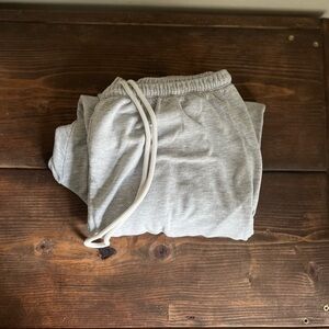 Aerie Offline Grey Sweatpants Joggers L Short